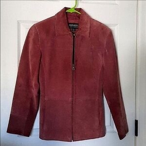 BERNARDO VINTAGE SUEDE COAT SZ PETITE XS